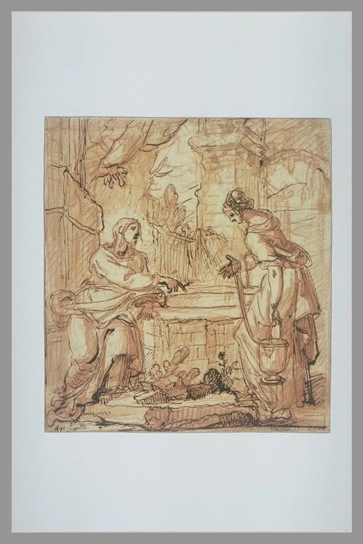 Cristo e la Samaritana al pozzo - Museo del Louvre, Parigi